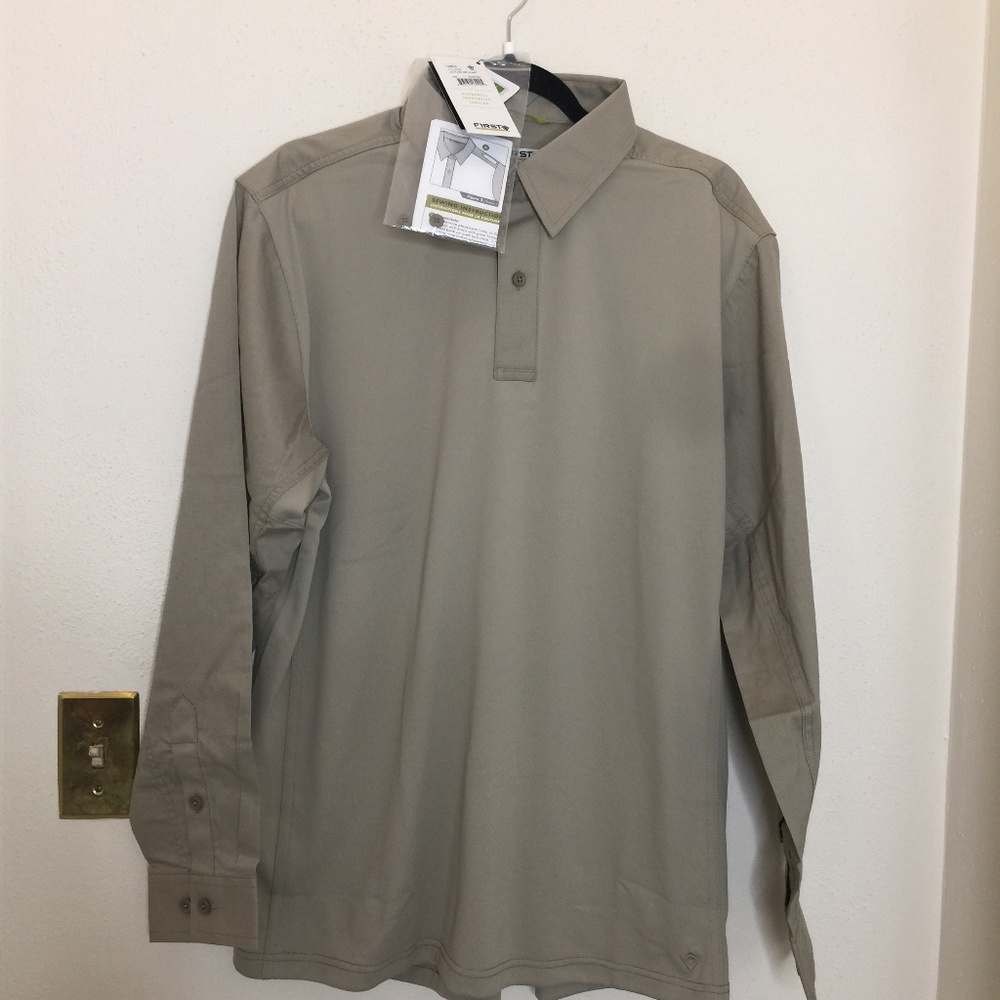 First Tactical Mens Sz/L Pro Performance Polo NWT